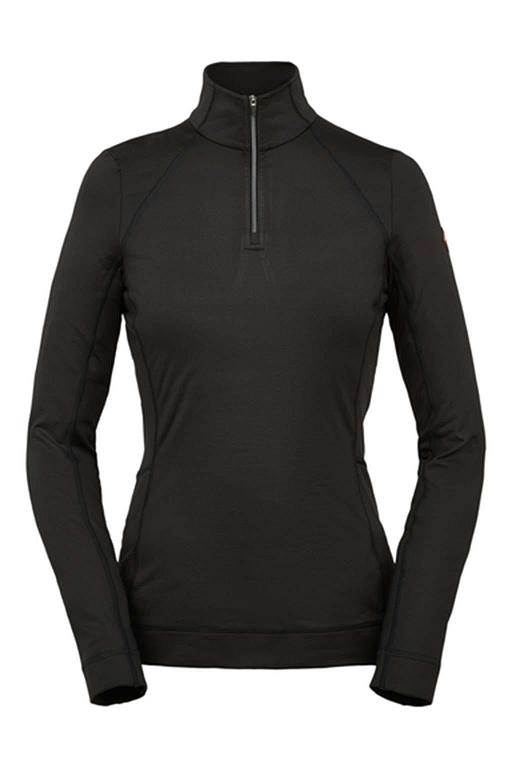 Top Spyder Savona Zip T-Neck Negros Para Mujer Mexico MX17350